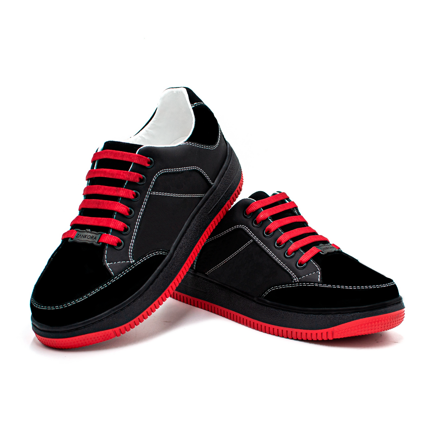 TENIS SNEAKERS EN PIEL DE BECERRO ITALIANO CON GAMUZA - WIO290O