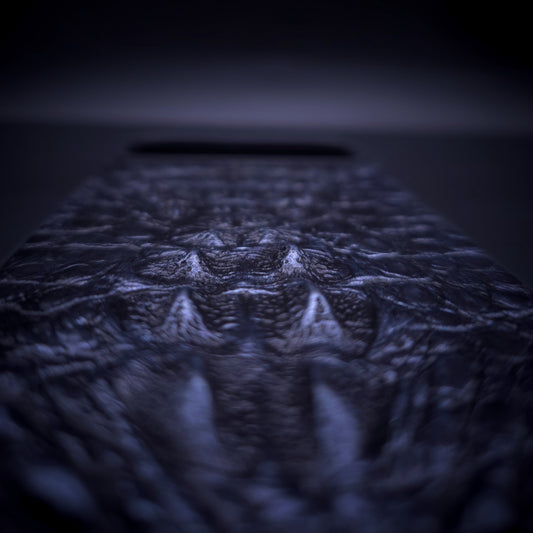FUNDA / CASE / CARCASA PARA CELULAR – OBSIDIAN NAPE ALLIGATOR - FND387AL - APPLE O ANDROID