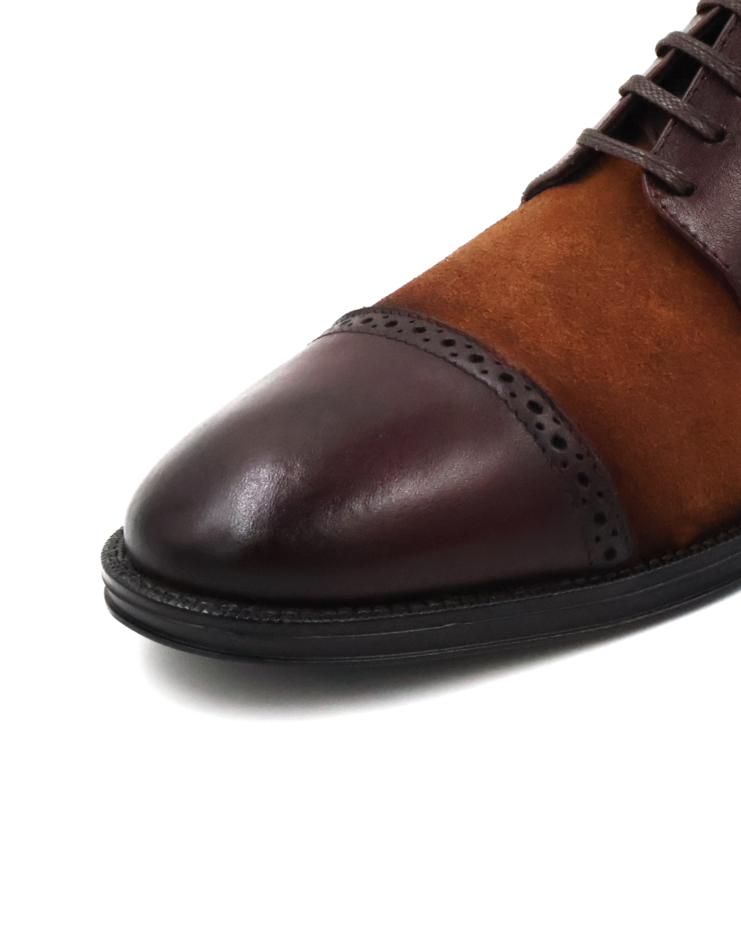 ZAPATO CASUAL CAFÉ Y MIEL EN PIEL DE BECERRO Y TERNERA PARA HOMBRE
