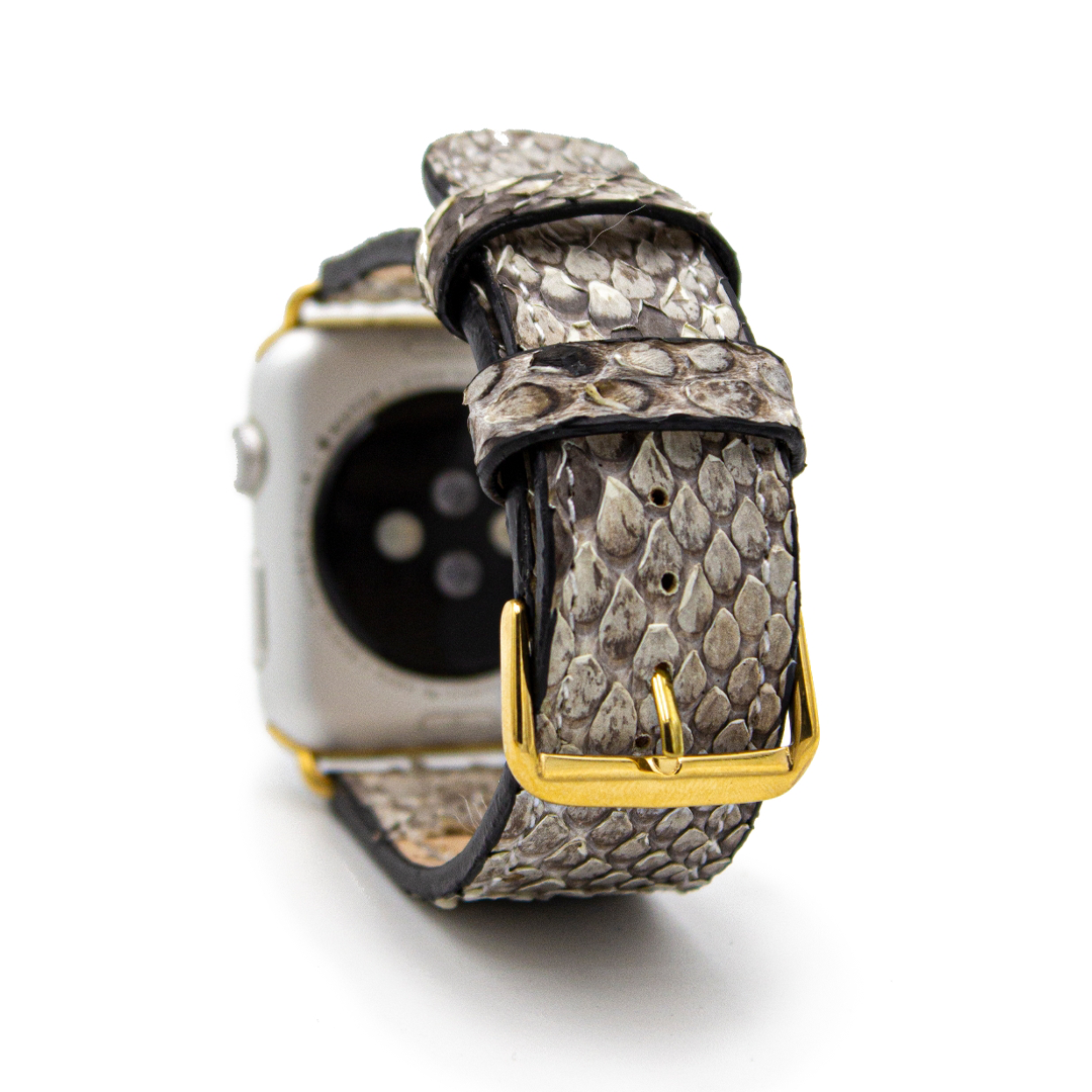 CORREA PARA RELOJ DE MANO EN PIEL GENUINA DE PITÓN - COW923