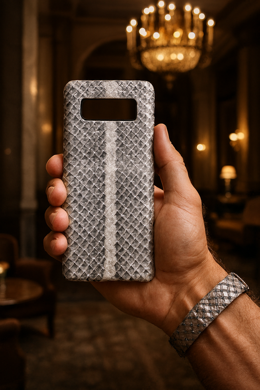 FUNDA / CASE / CARCASA PARA CELULAR EN PIEL / CUERO EXÓTIC DE COBRA -CBR093R