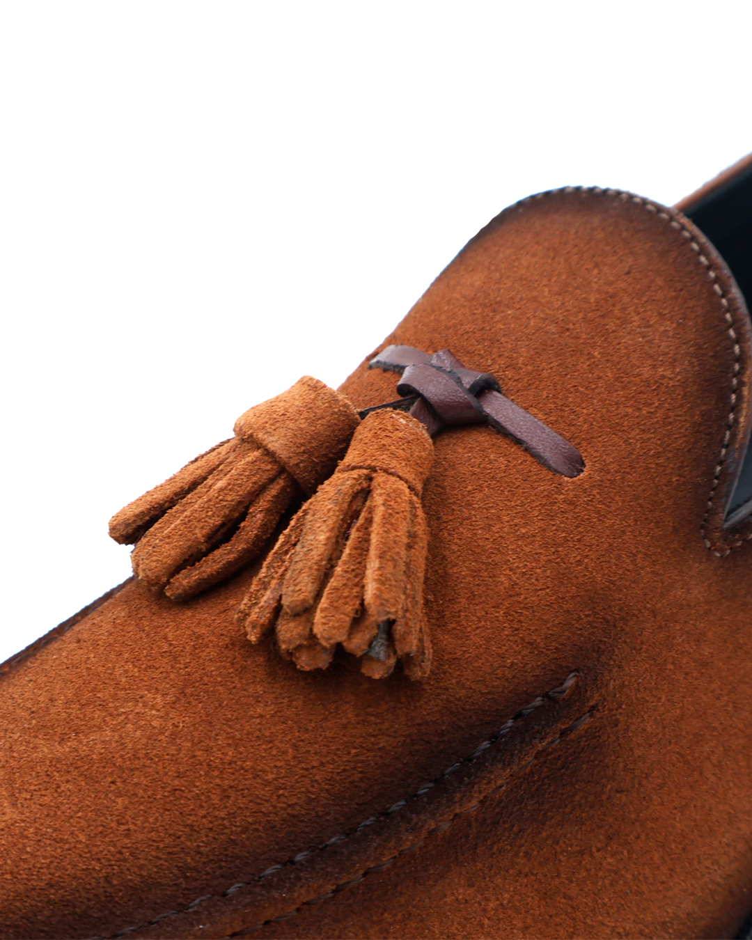 MOCASÍN CAFÉ CASUAL EN PIEL DE GAMUZA