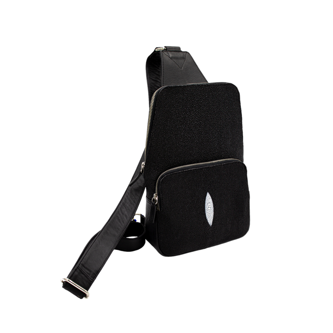 PECHERA PARA CABALLERO EN PIEL EXÓTICA DE MANTARRAYA - PMY9H2