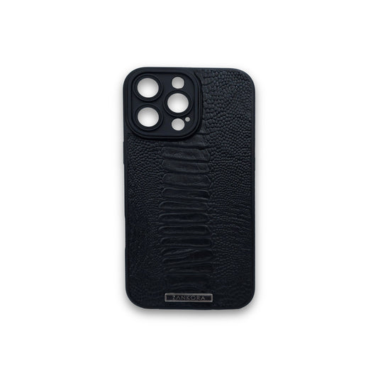 FUNDA / CASE / CARCASA PARA CELULAR EN PIEL / CUERO GRABADO DE PATA DE AVESTRUZ - HBY948L