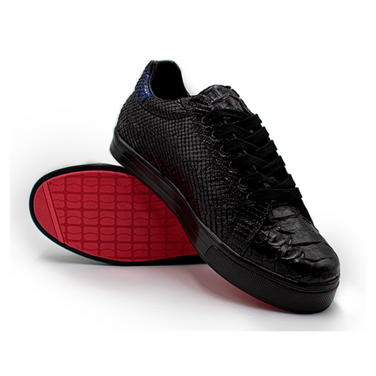 TENIS SNEAKERS COMPLETAMENTE DE PITÓN - BLK948H