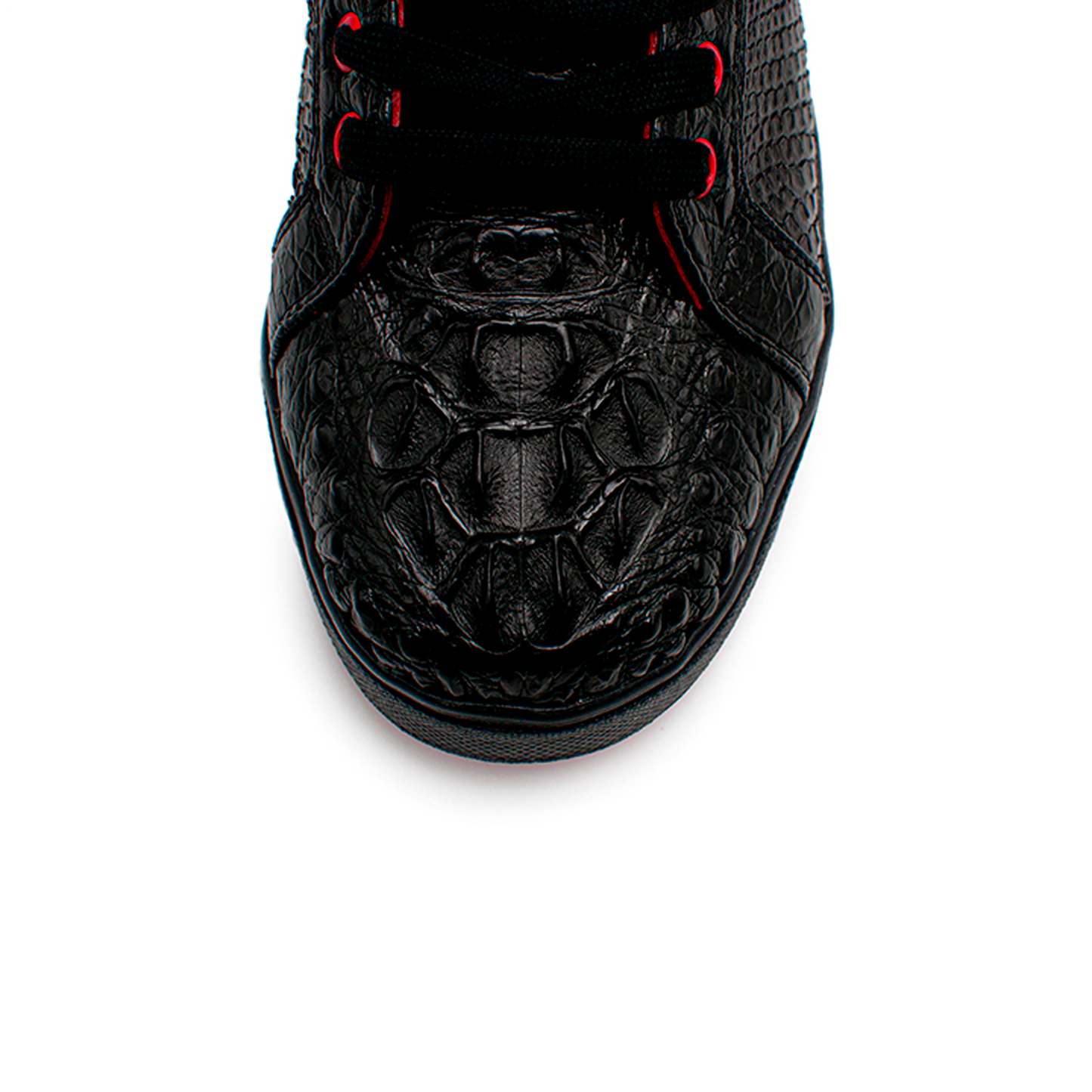 TENIS SNEAKERS COMPLETAMENTE DE PITÓN CON NUCAS DE COCODRILO - LXY857HY