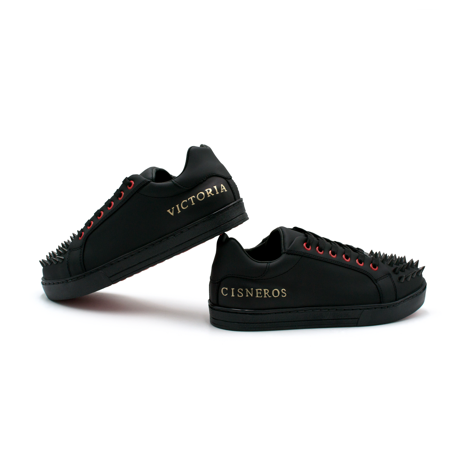TENIS SNEAKERS COMPLETAMENTE EN PIEL DE BECERRO LISOS CON ESTOPEROLES - QIO123I