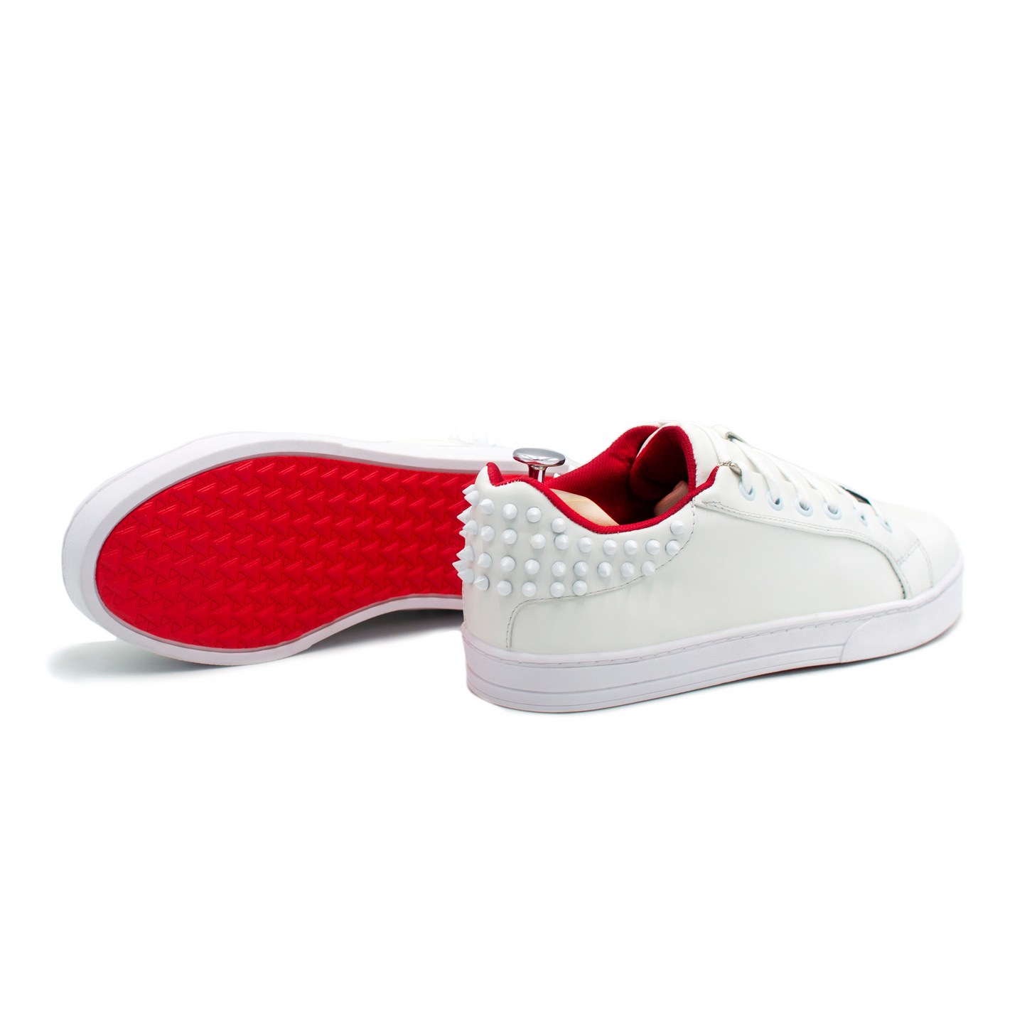 TENIS SNEAKERS EN PIEL GENUINA DE BECERRO ITALIANO CON ESTOPEROLES - KOE092D