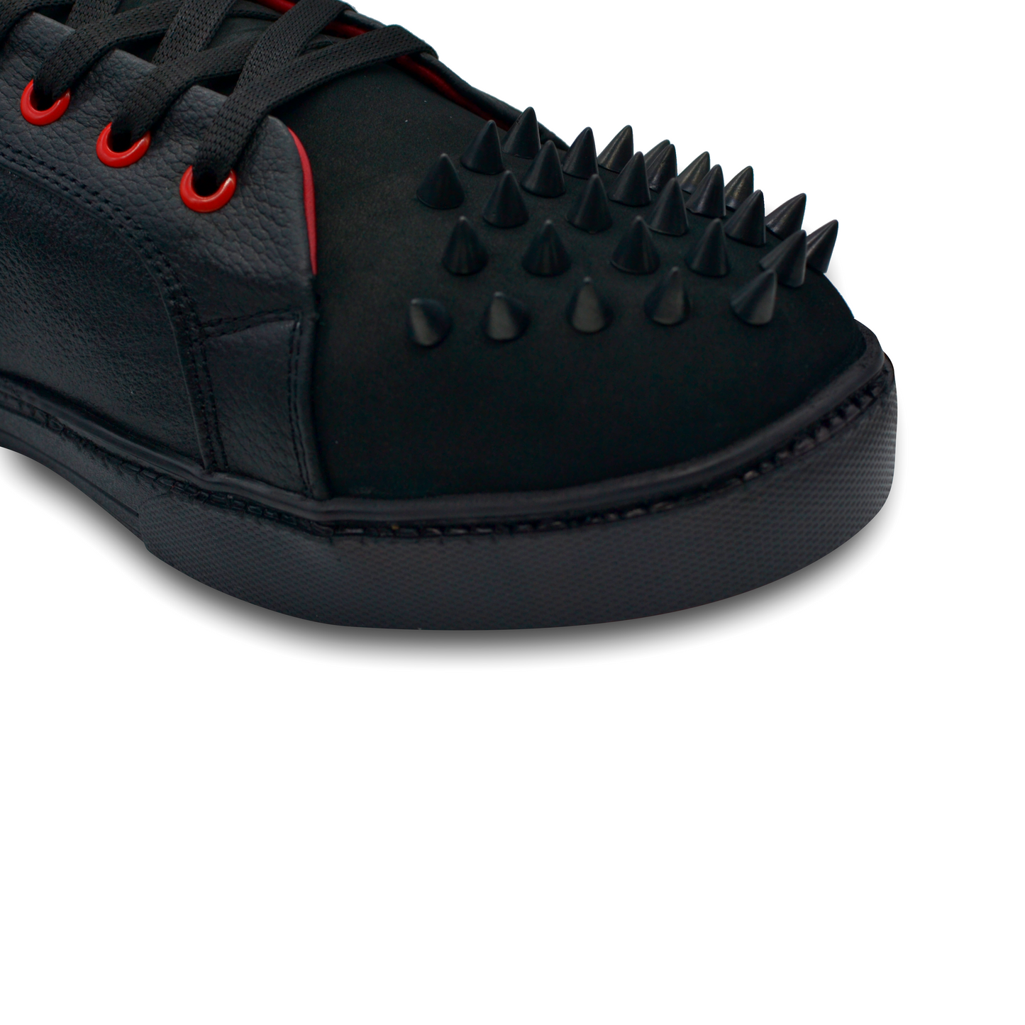 TENIS SNEAKERS NEGROS NOBUCK CON ESTOPEROLES - KUQ765H