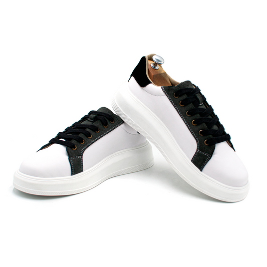 TENIS SNEAKERS RADIANT EN PIEL DE BECERRO ITALIANO CON GAMUZA - OWP102K