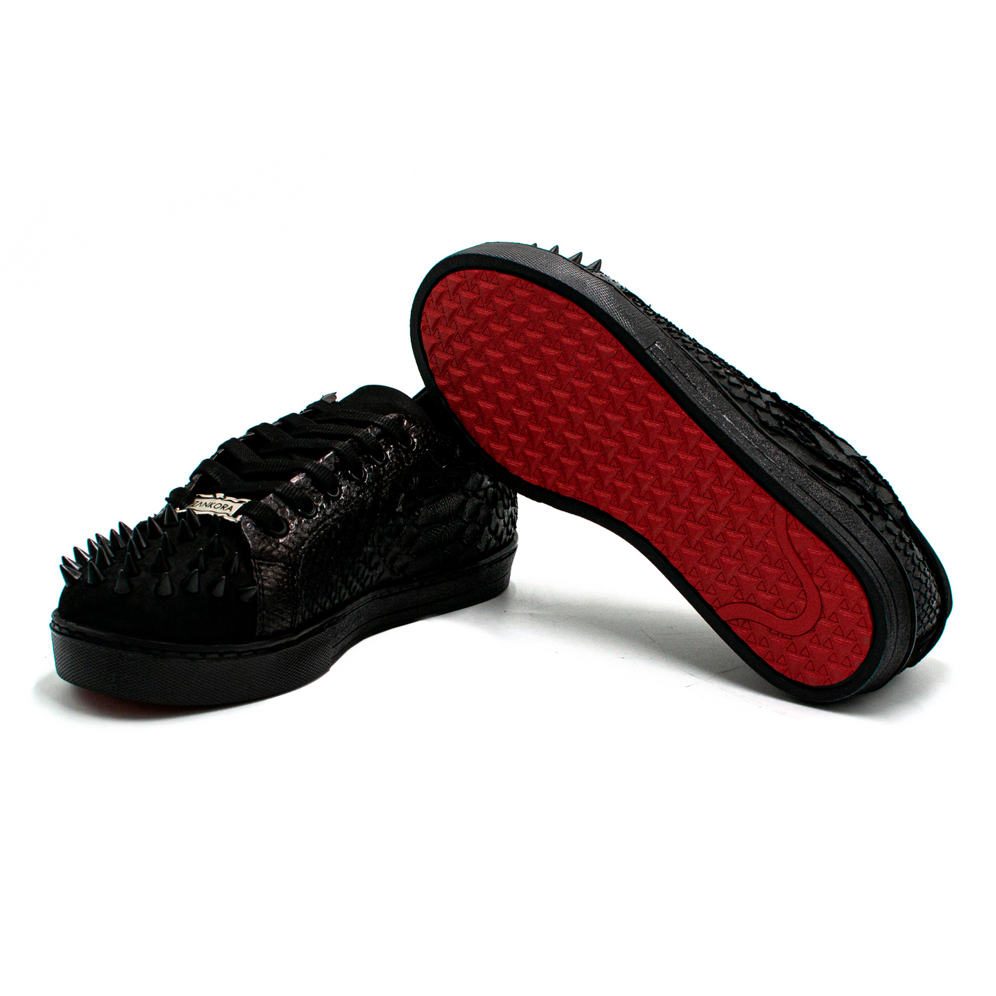 TENIS SNEAKERS DE SERPIENTE Y NOBUCK CON ESTOPEROLES - TN957GJ