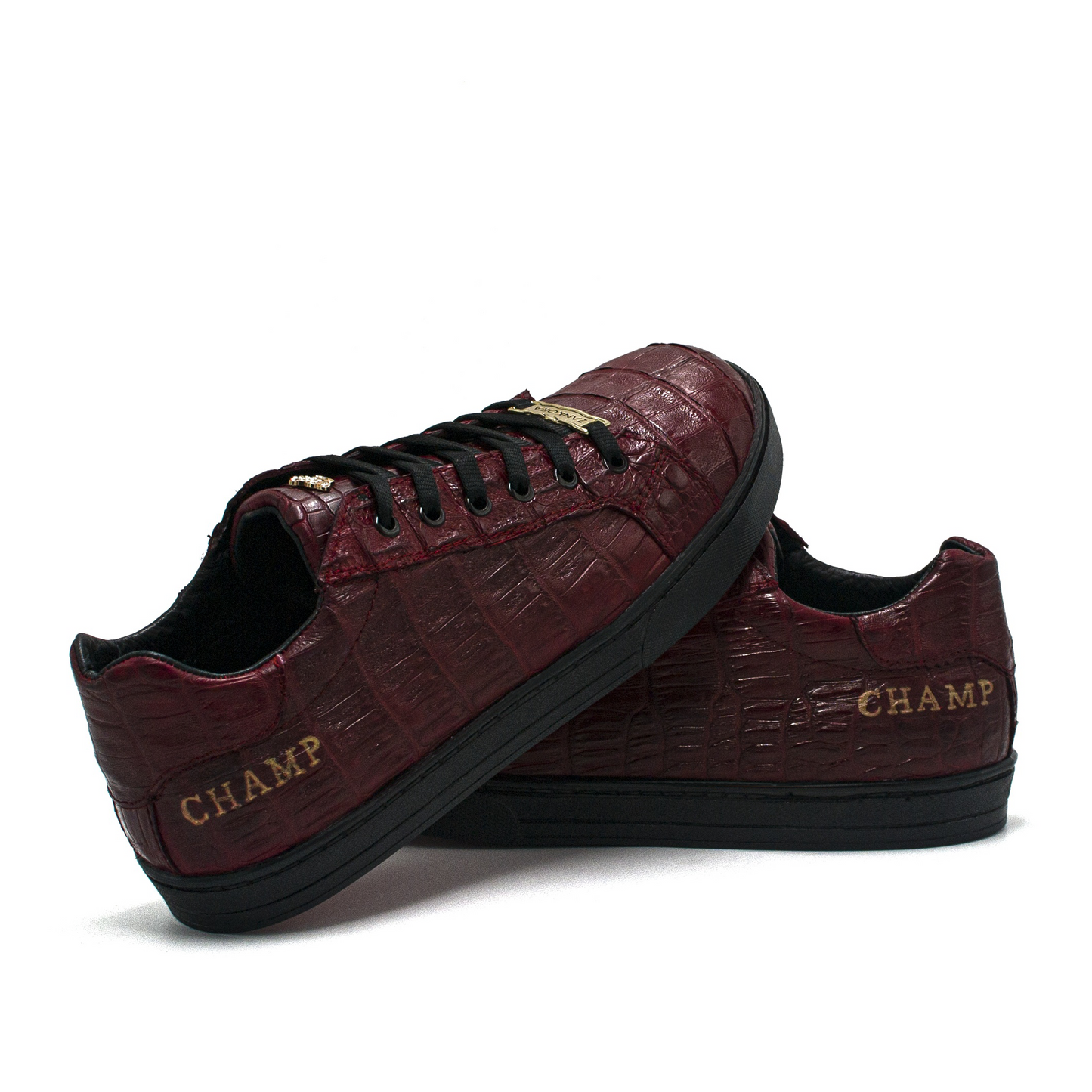 TENIS SNEAKERS COMPLETAMENTE EN PIEL GENUINA DE COCODRILO - JHK476HJ