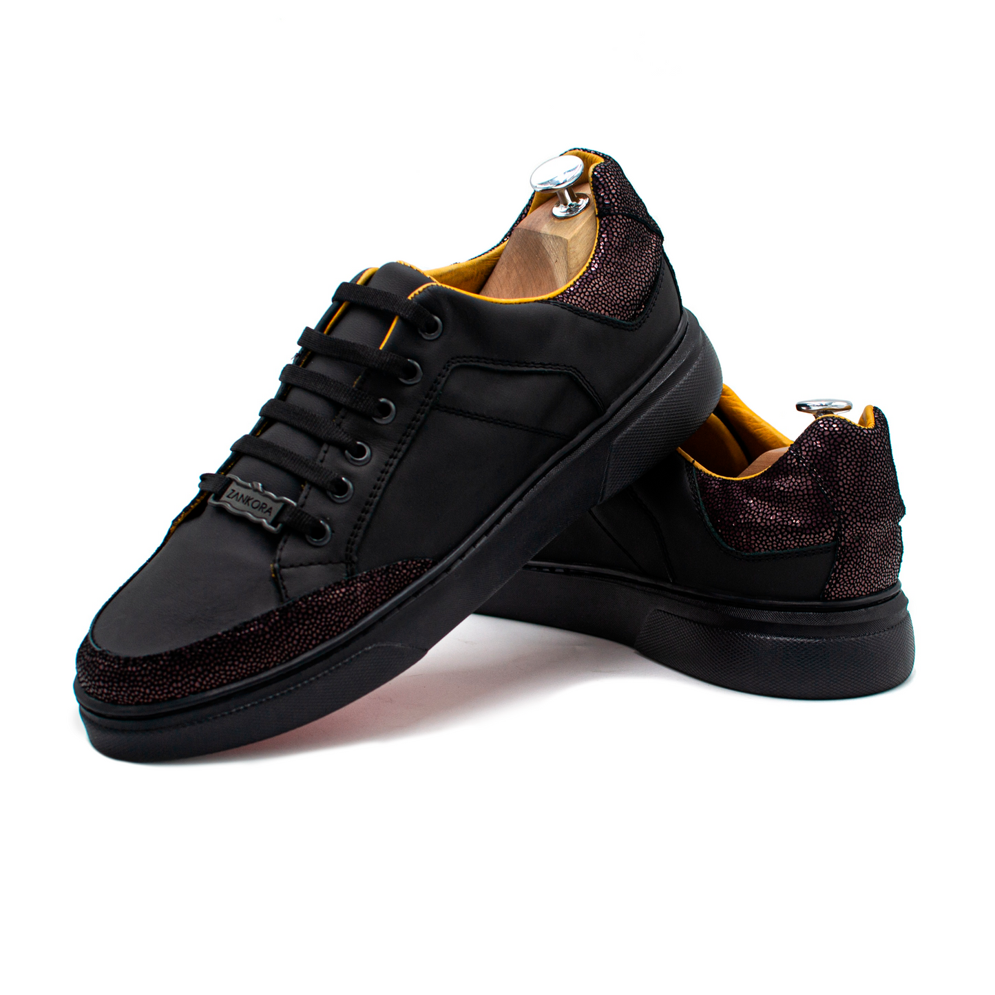 TENIS SNEAKERS DE PIEL CABRA - JUYQ67