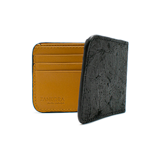 CARTERA DE PIEL EXÓTICA DE ELEFANTE GRIS - CRT98P