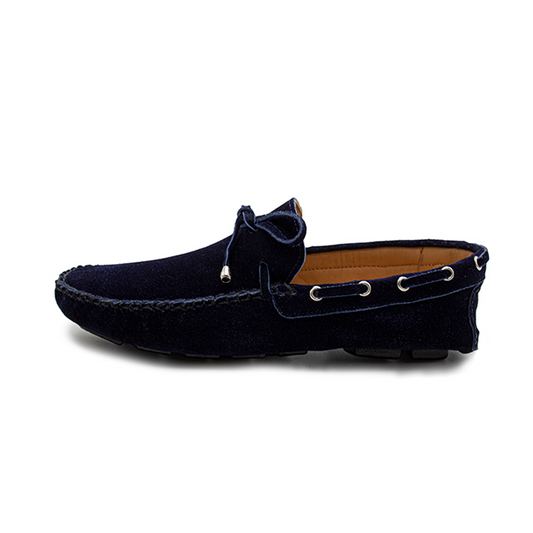 MOCASINES PARA CABALLERO EN PIEL DE RES GAMUZA - MTP848C