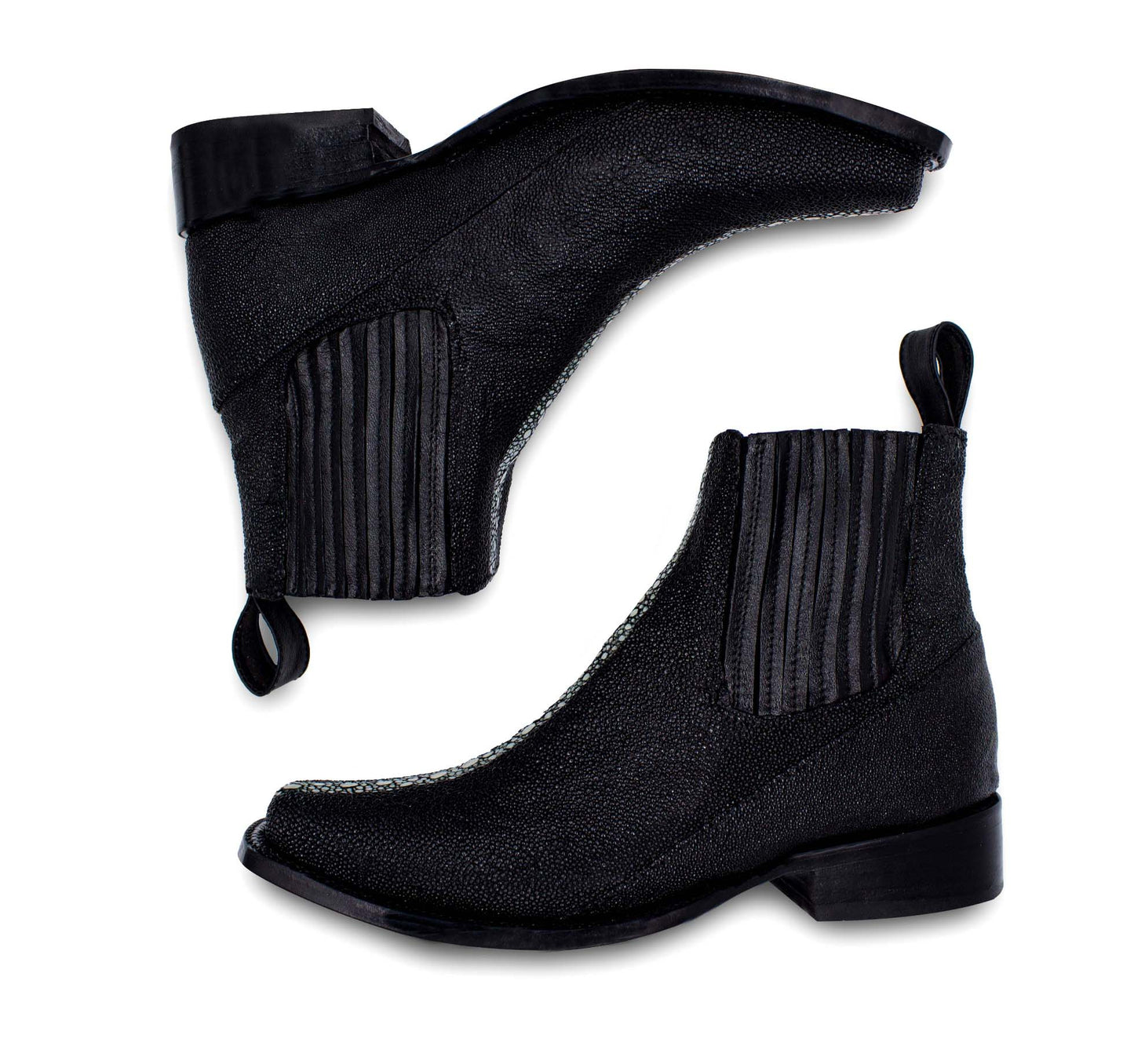 BOTÍN DE PIEL EXÓTICA DE MANTARRAYA REYNA - DBV496D