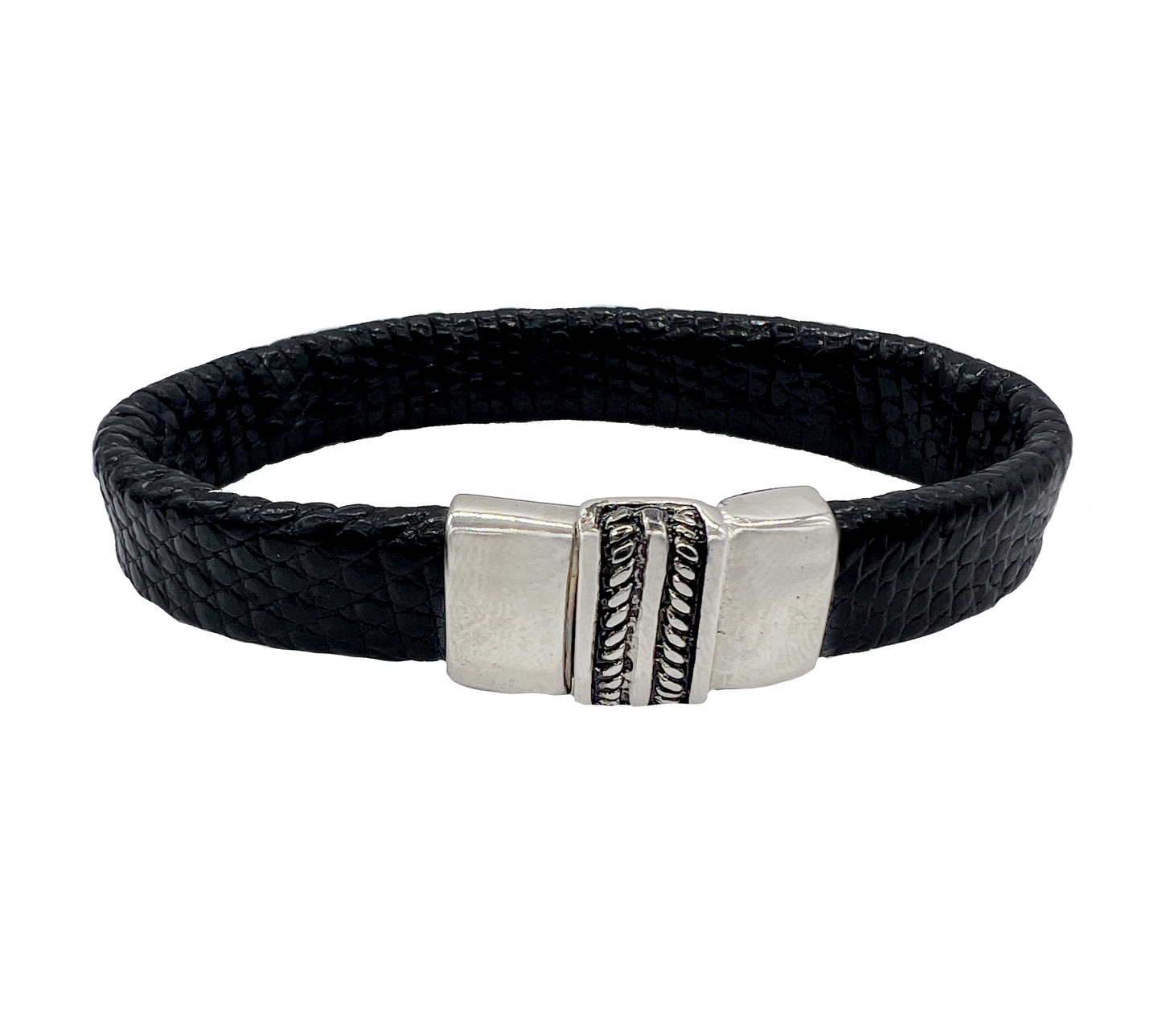 PULSERA DE PIEL COMPLETAMENTE LIZARD - AHS354S