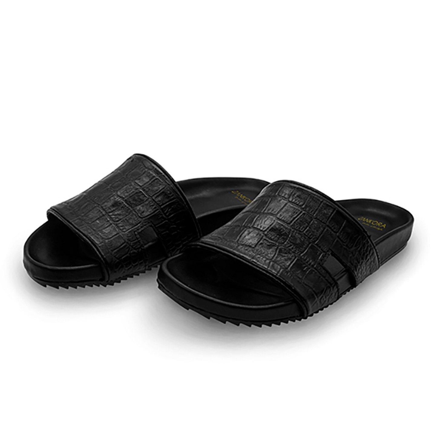 SANDALIAS EN PIEL GENUINA DE COCODRILO - SDH-5