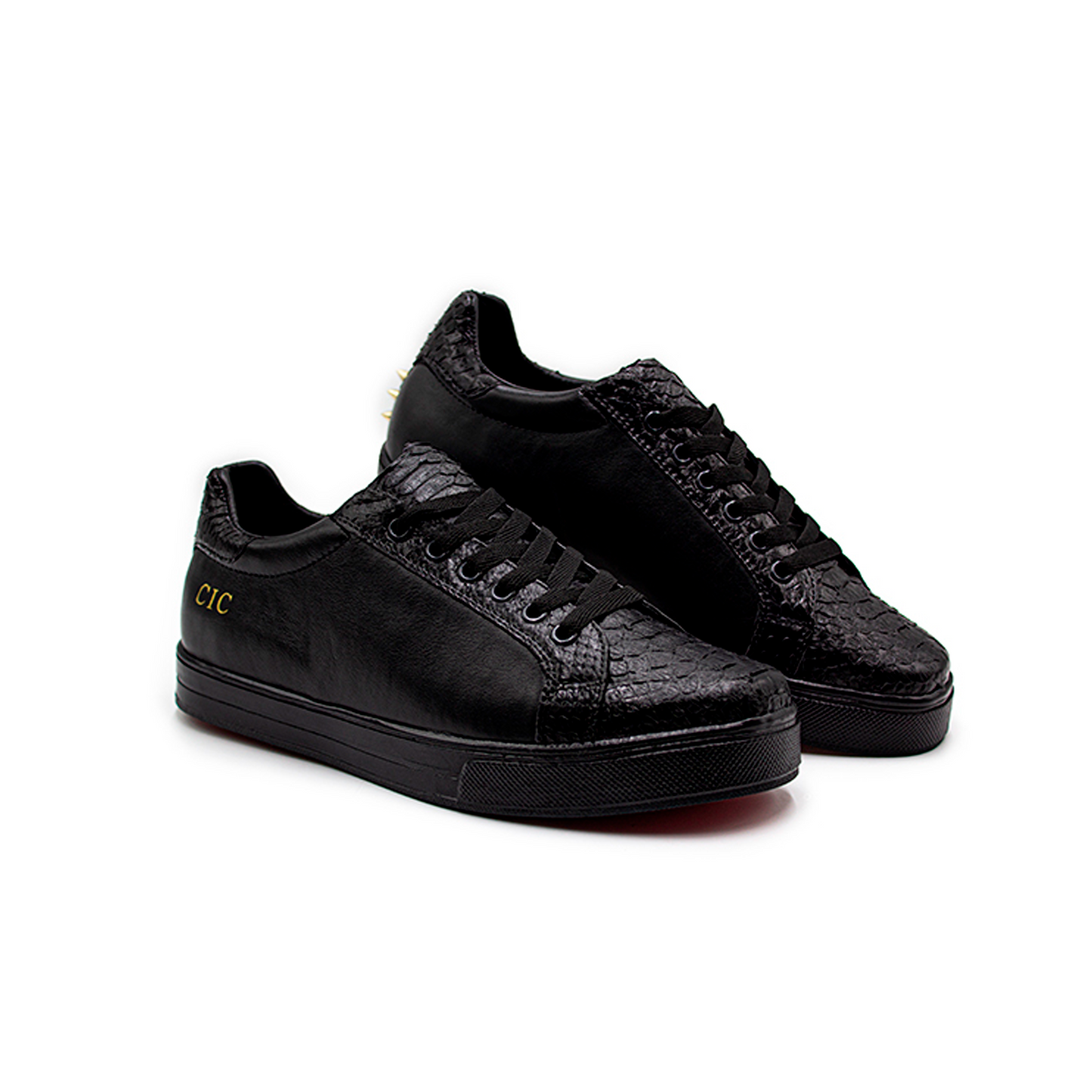 TENIS SNEAKERS DE PIEL EXÓTICA DE PITÓN Y BECERRO - SNK85H