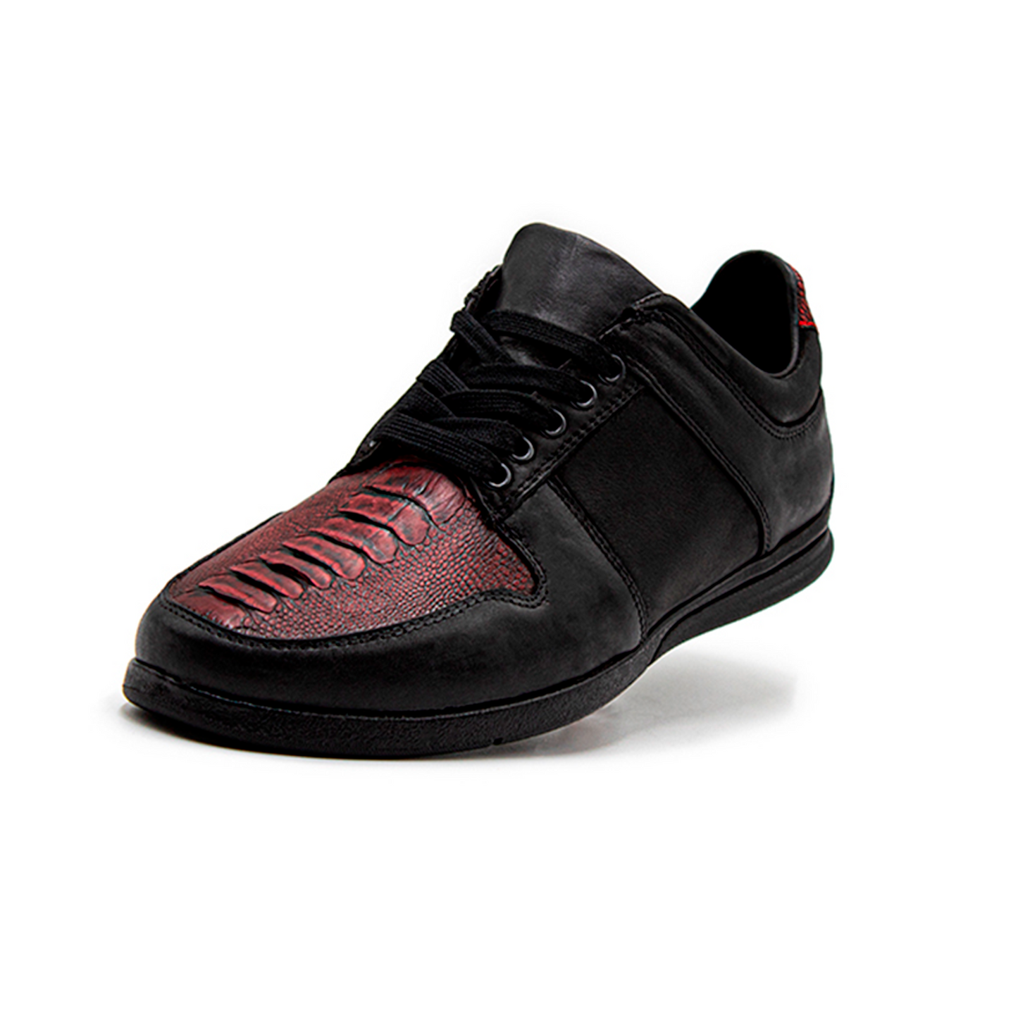 TENIS SNEAKERS COMFORT STYLE EN PIEL EXÓTICA DE PATA DE AVESTRUZ- CMP57Z