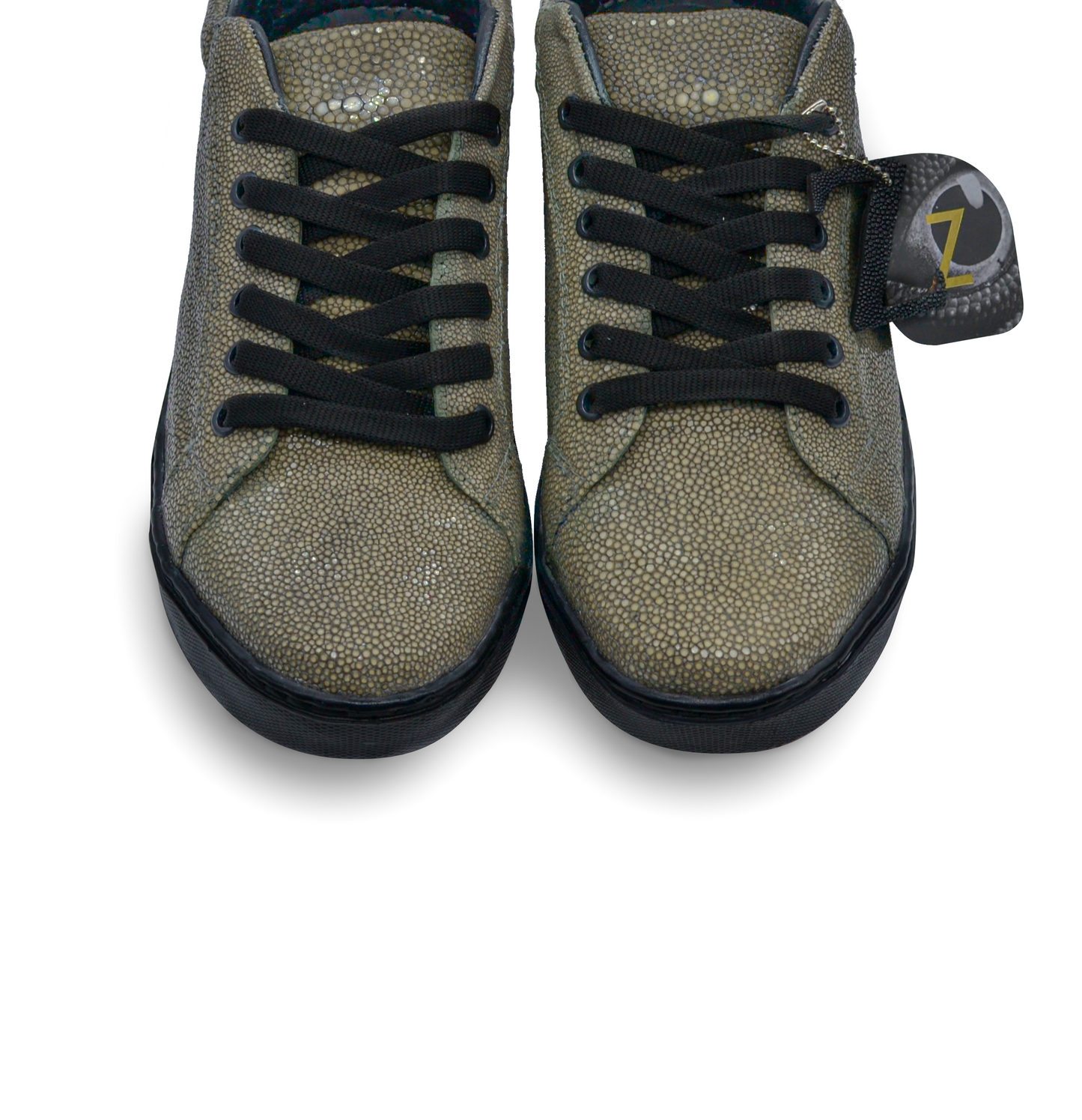 TENIS SNEAKERS EN PIEL DE MANTARRAYA PULIDA - AHS675G