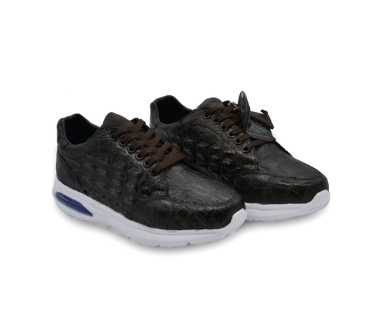 TENIS SNEAKERS COMPLETAMENTE DE COCODRILO - AJS789J