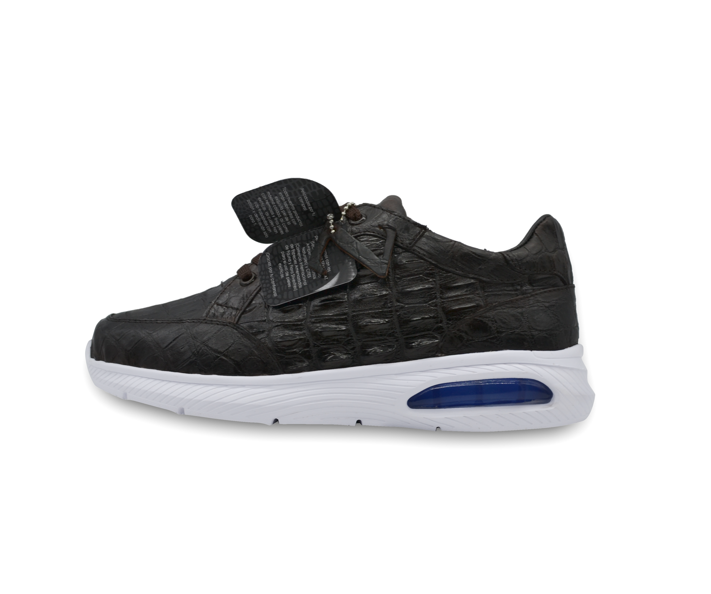 TENIS SNEAKERS COMPLETAMENTE DE COCODRILO - AJS789J