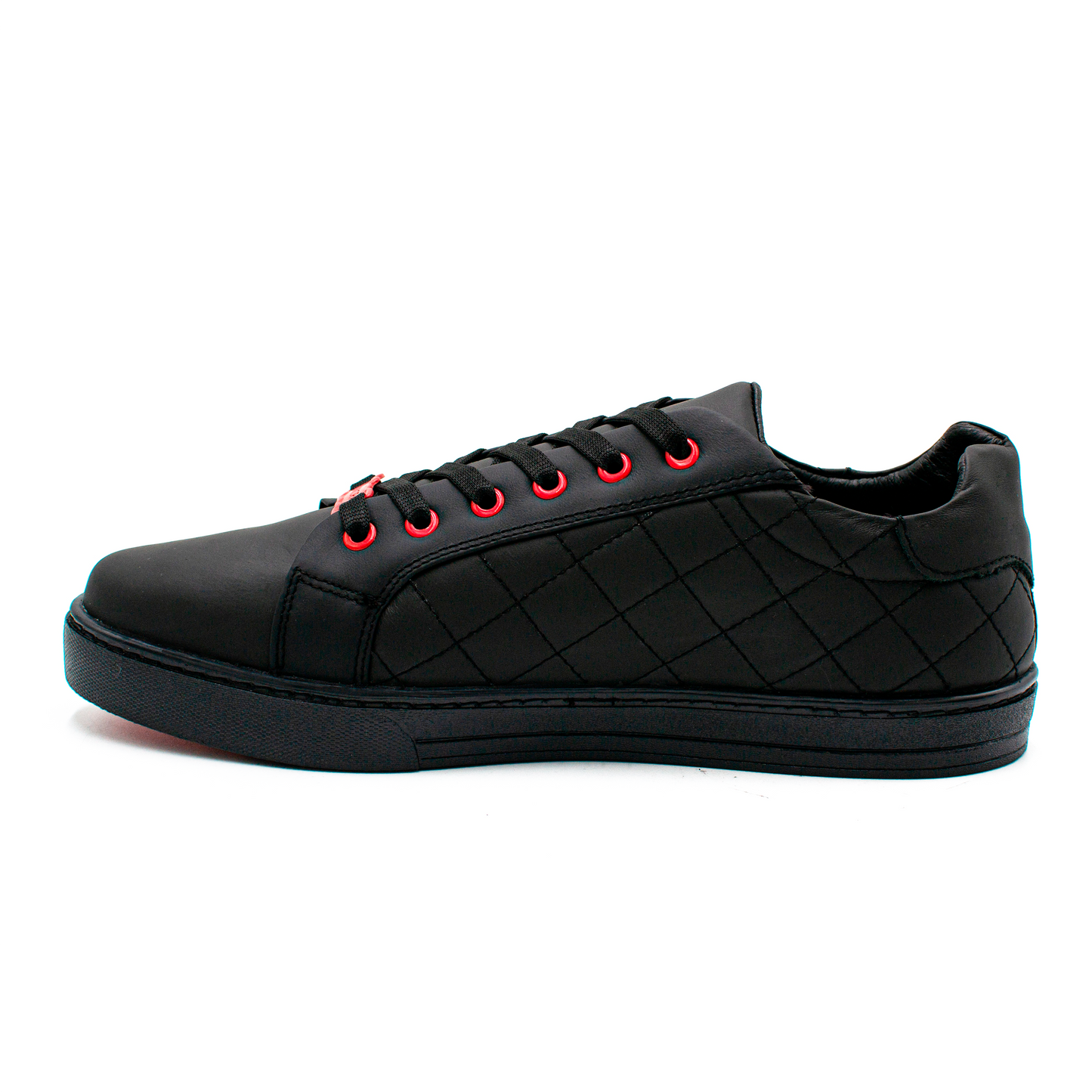 TENIS SNEAKERS CAPITONADOS EN PIEL DE BECERRO ITALIANO - GHE382J