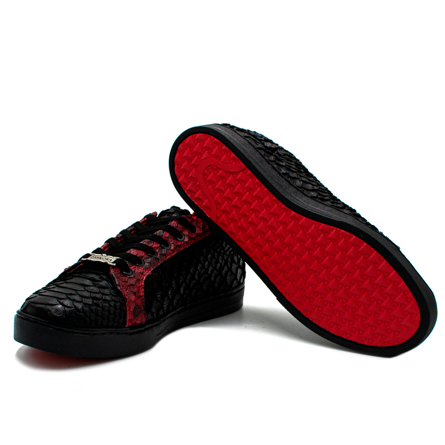 TENIS SNEAKERS COMPLETAMENTE EN PIEL GENUINA DE PITÓN BOA - JWI892K