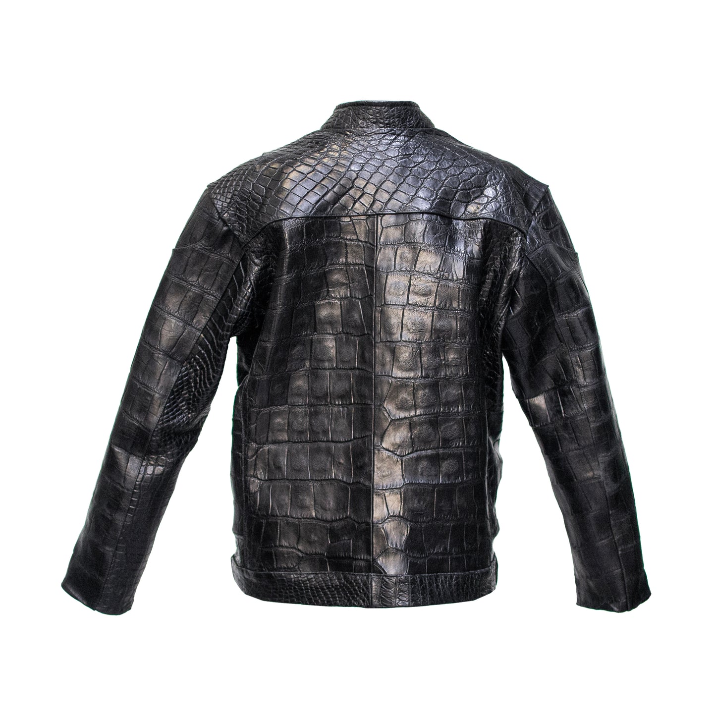 CHAMARRA CASUAL SPORT PARA CABALLERO EN PIEL EXÓTICA DE ALLIGATOR - CBA485A