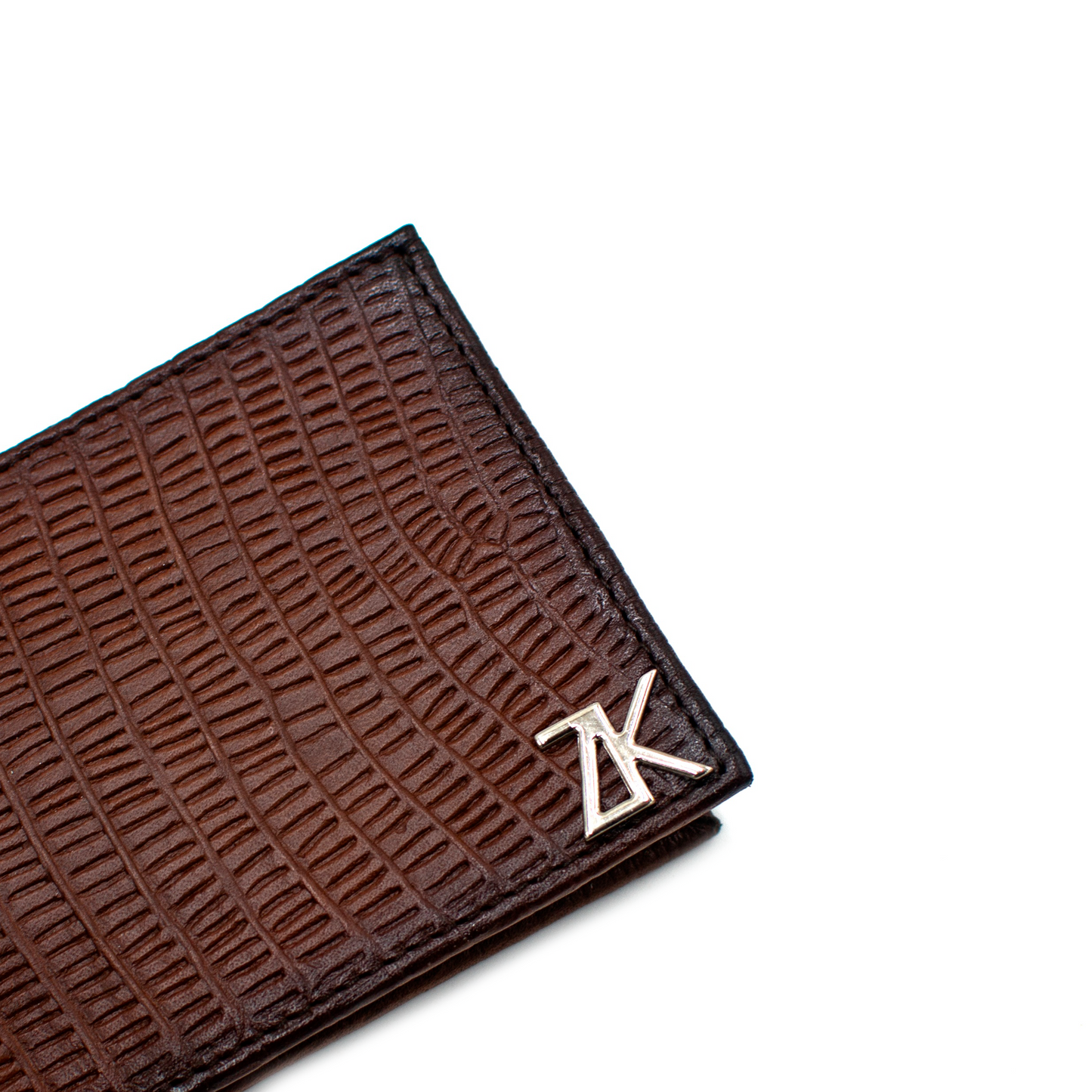 CARTERA EN PIEL GRABADA DE LIZARD - LPW0124