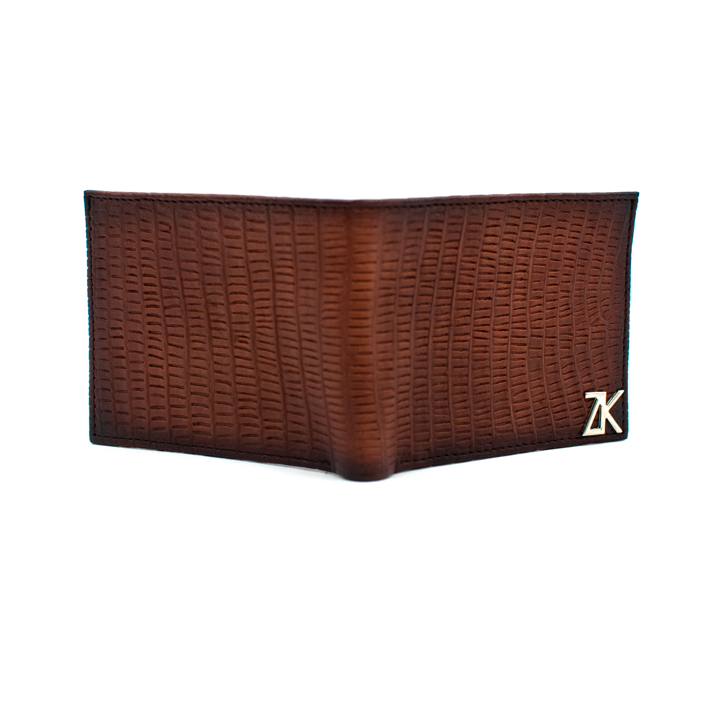 CARTERA EN PIEL GRABADA DE LIZARD - LPW0124