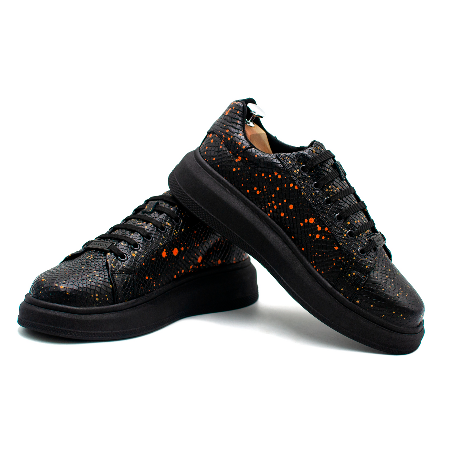 TENIS SNEAKERS EN PIEL RES GRABADA FULL DE PITÓN - LOP023