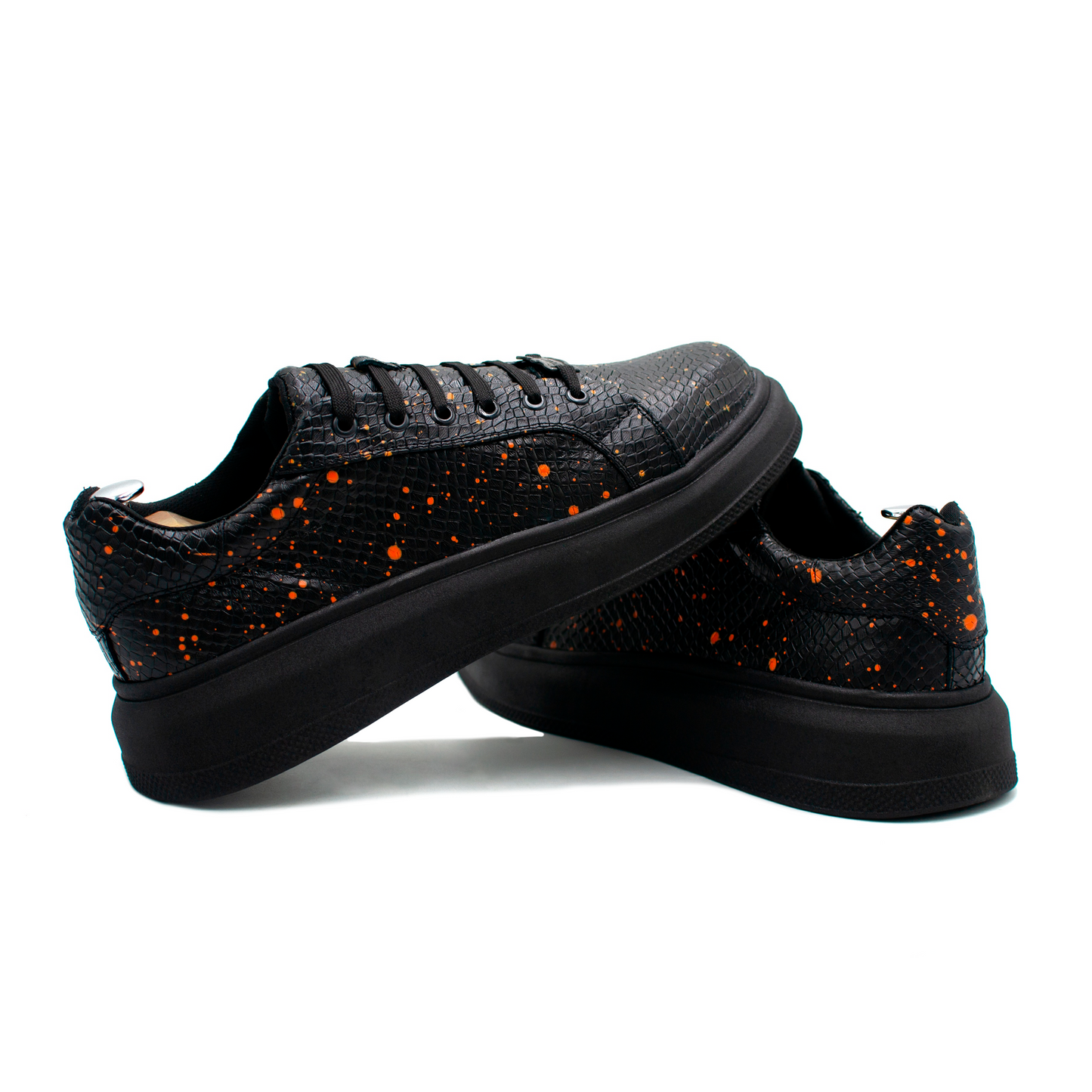 TENIS SNEAKERS EN PIEL RES GRABADA FULL DE PITÓN - LOP023