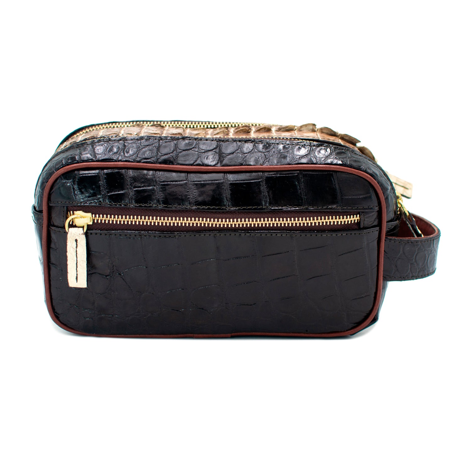 NECESER DE PIEL EXÓTICA DE COCODRILO- LOP903