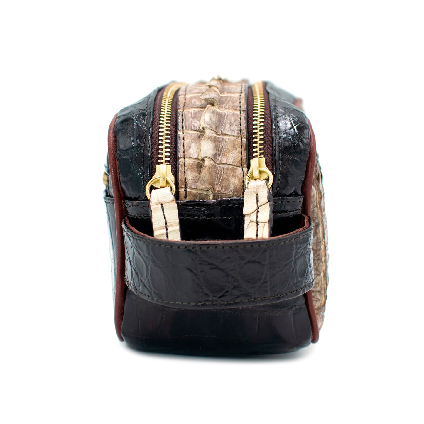 NECESER DE PIEL EXÓTICA DE COCODRILO- LOP903