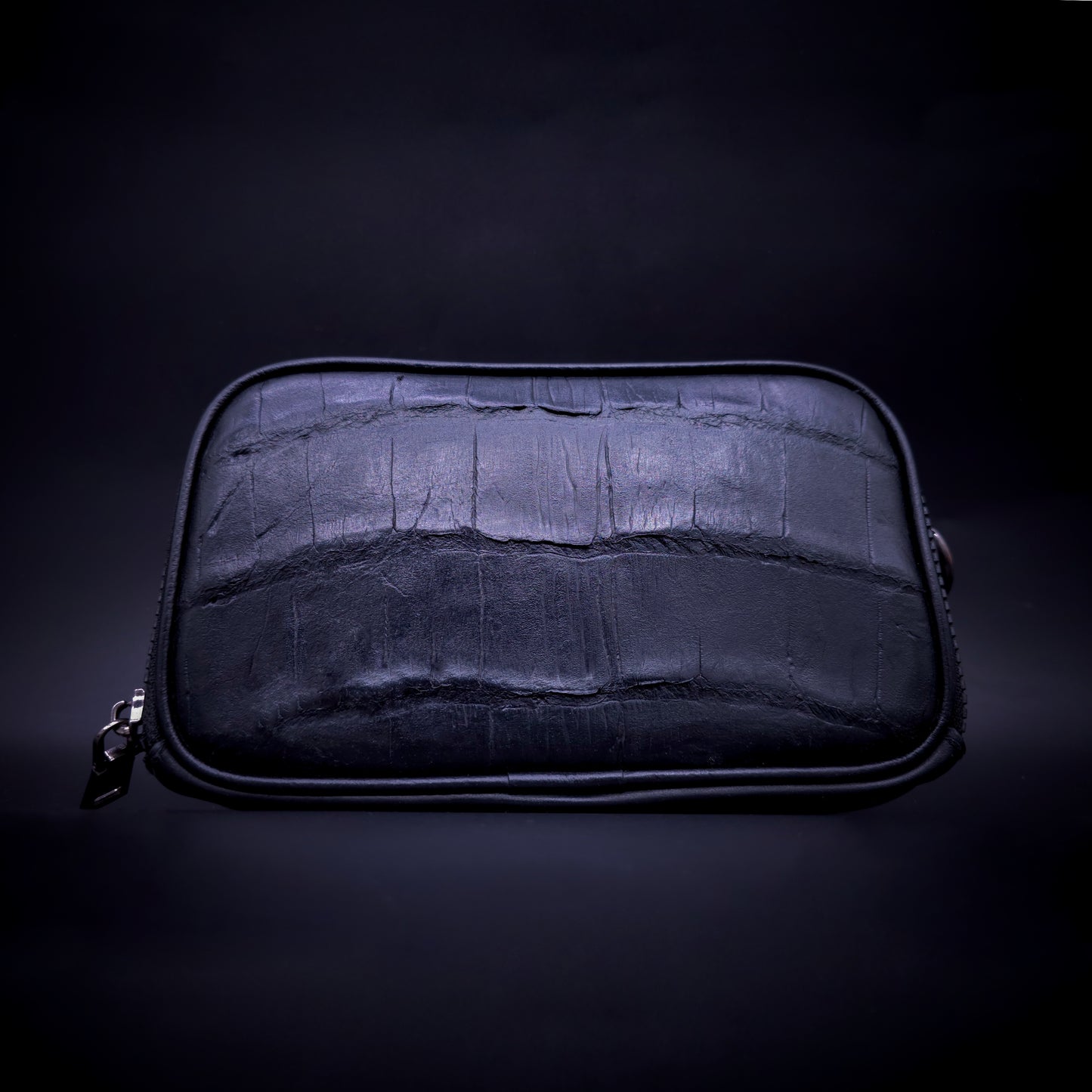 HANDBAG EJECUTIVA OVERLORD – COLA DE COCODRILO & PIEL VACUNA - HBG377C
