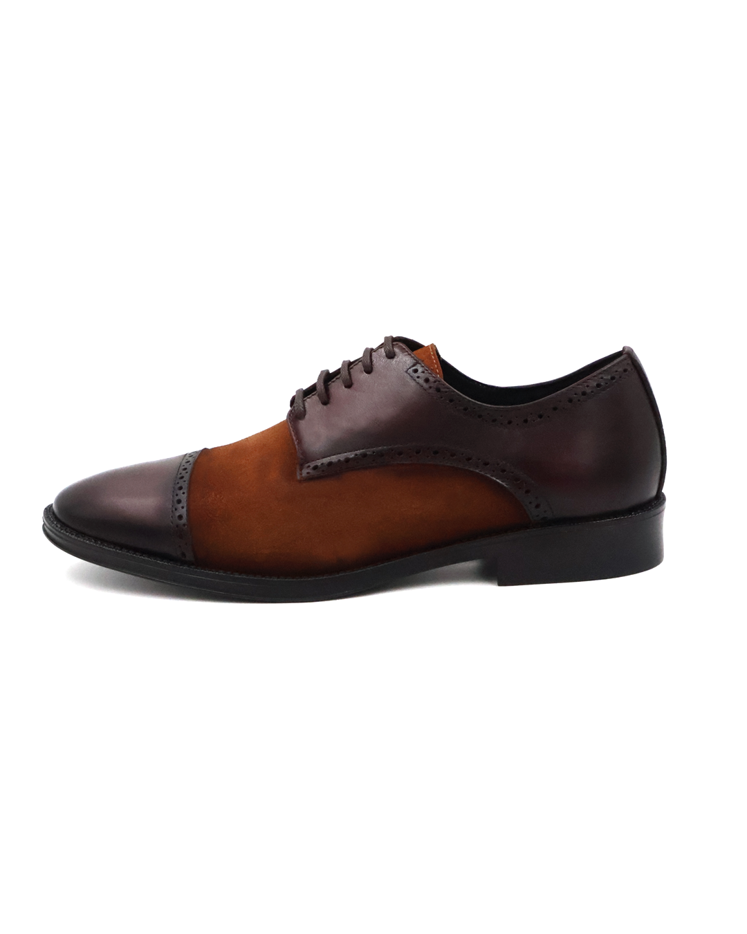 ZAPATO CASUAL CAFÉ Y MIEL EN PIEL DE BECERRO Y TERNERA PARA HOMBRE
