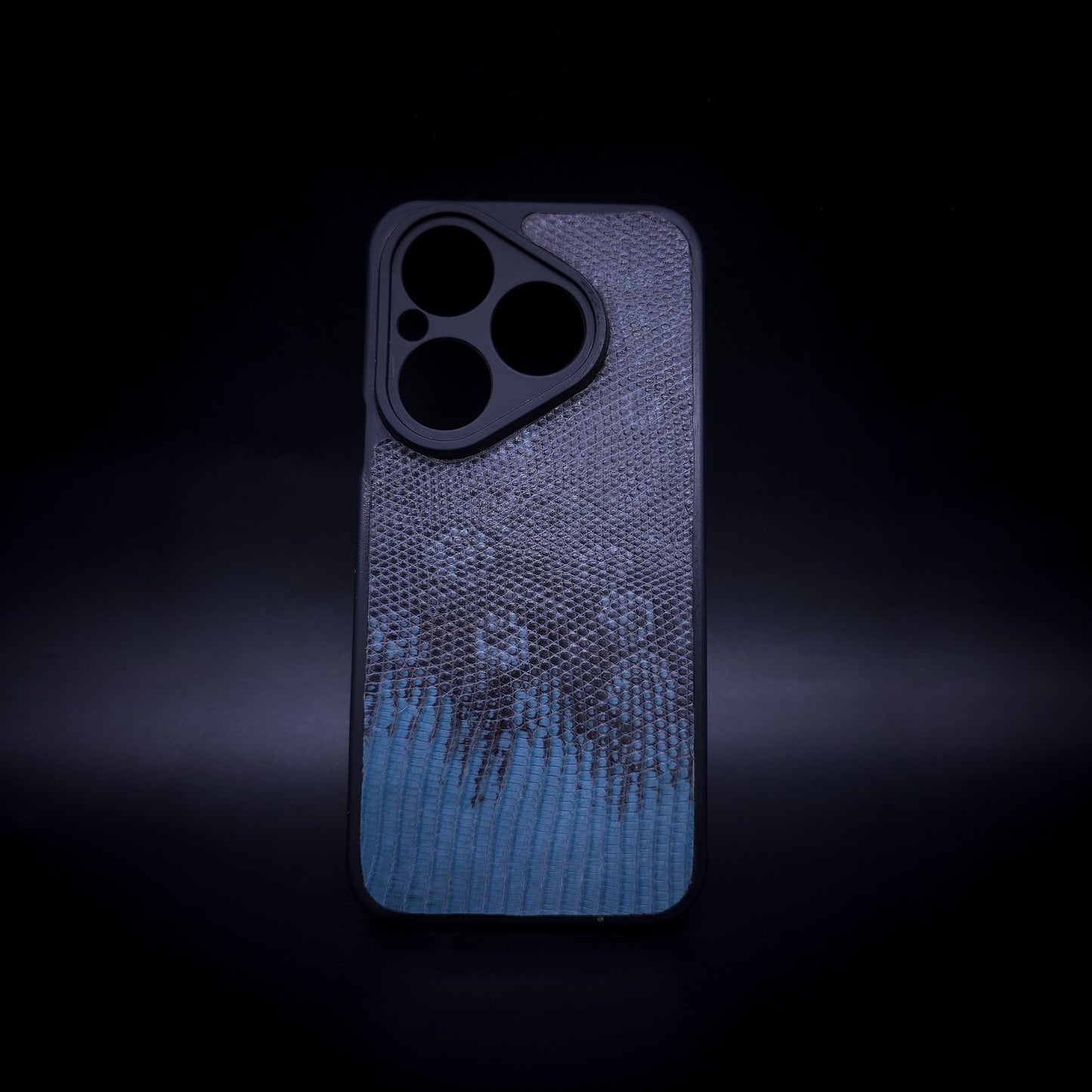 FUNDA / CASE / CARCASA COBALT RING CUSTOM – LIZARD GENUINO VARANUS SALVATOR - FLV129B