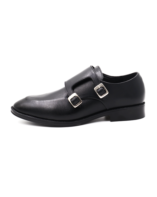 ZAPATO DE VESTIR NEGRO MONKSTRAP PARA HOMBRE