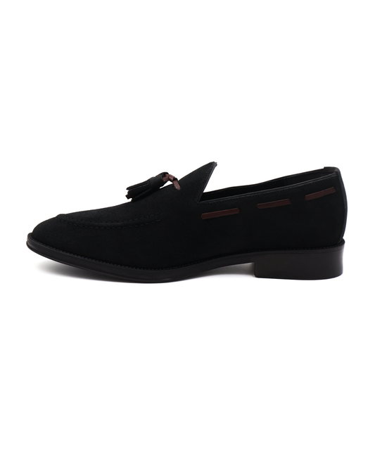 MOCASÍN CASUAL NEGRO PARA HOMBRE EN PIEL DE BECERRO (VACUNO)
