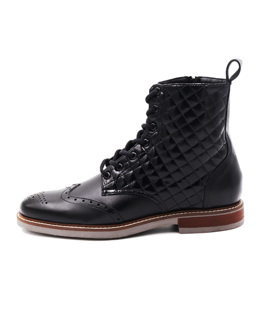BOTA NEGRA PARA HOMBRE EN PIEL VACUNO