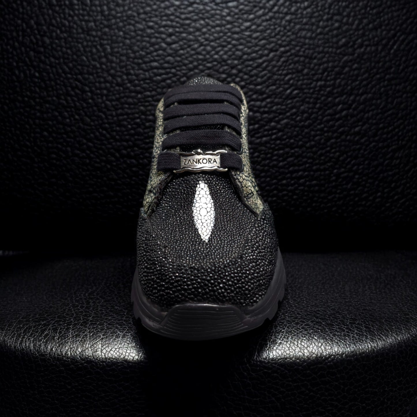 TENIS SNEAKERS DEPORTIVOS COMPLETAMENTE DE MANTARRAYA AUTÉNTICA Y ELEFANTE MOD. JAIRO 2.0 - ZKJG8G3G