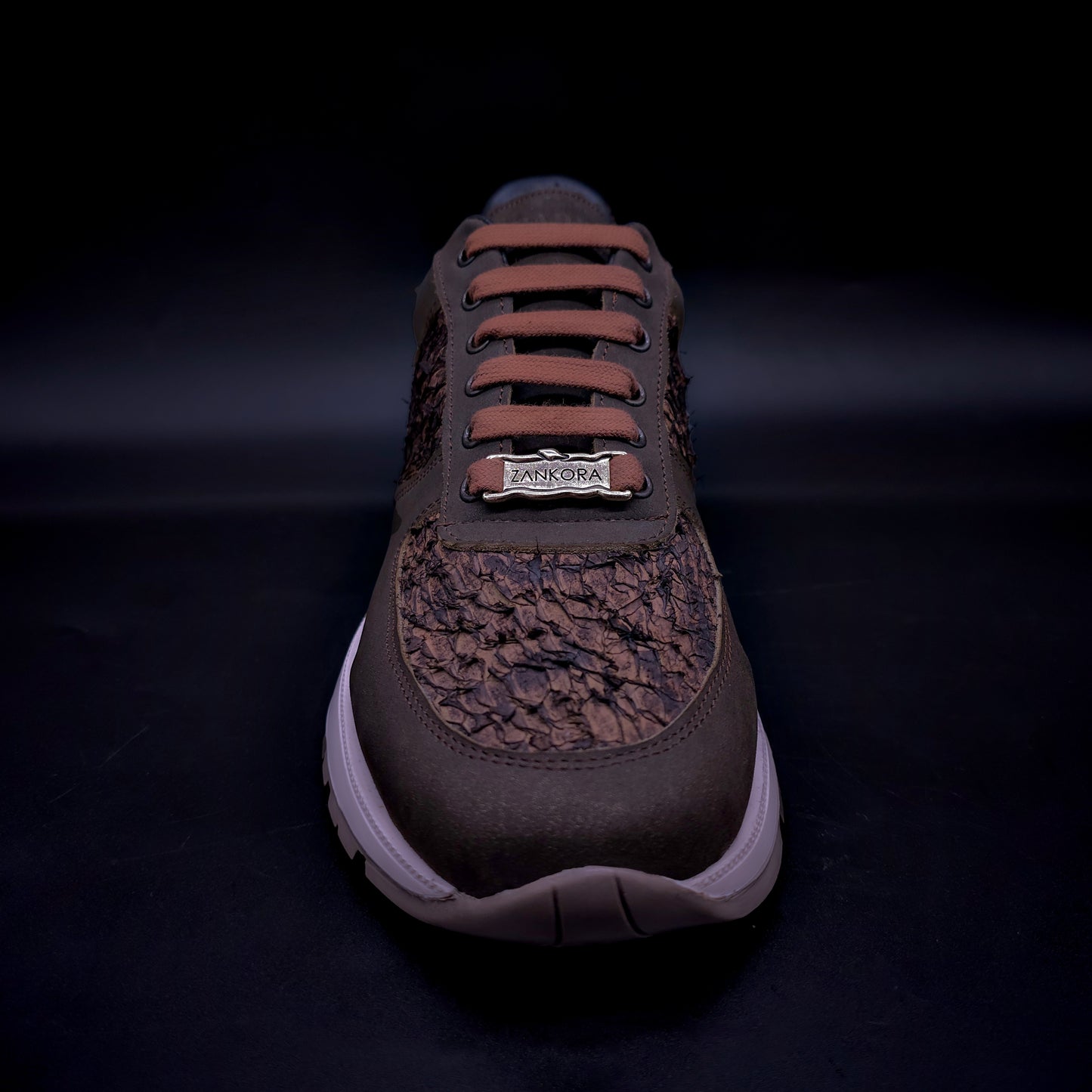 TENIS SNEAKERS - AMAZONAS RUNNER – NOBUCK CALFSKIN & PESCADO PIRARUCU - AMZ846K