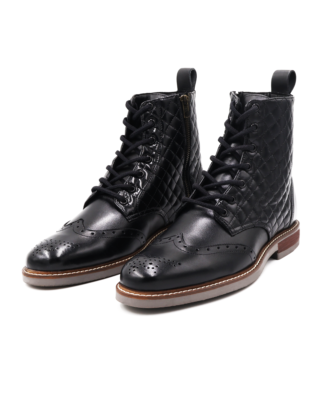 BOTA NEGRA PARA HOMBRE EN PIEL VACUNO
