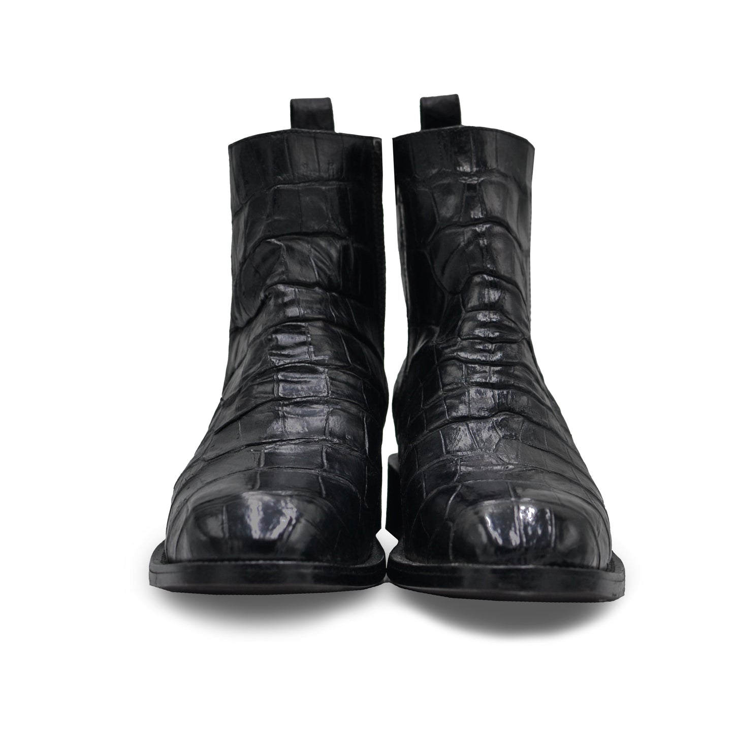 BOTÍN EN PIEL GENUINA EN DE COCODRILO - LPE039