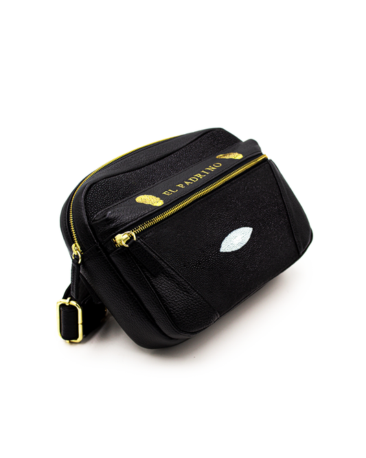 CANGURERA DE MANTARRAYA MACHO COLOR NEGRO KYGO