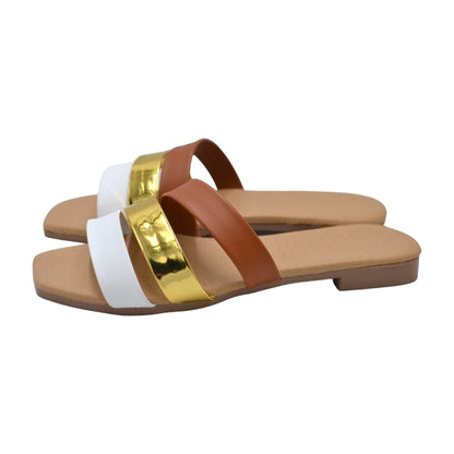 Sandalias para Dama - Sapphire Breeze Shiny Sandals