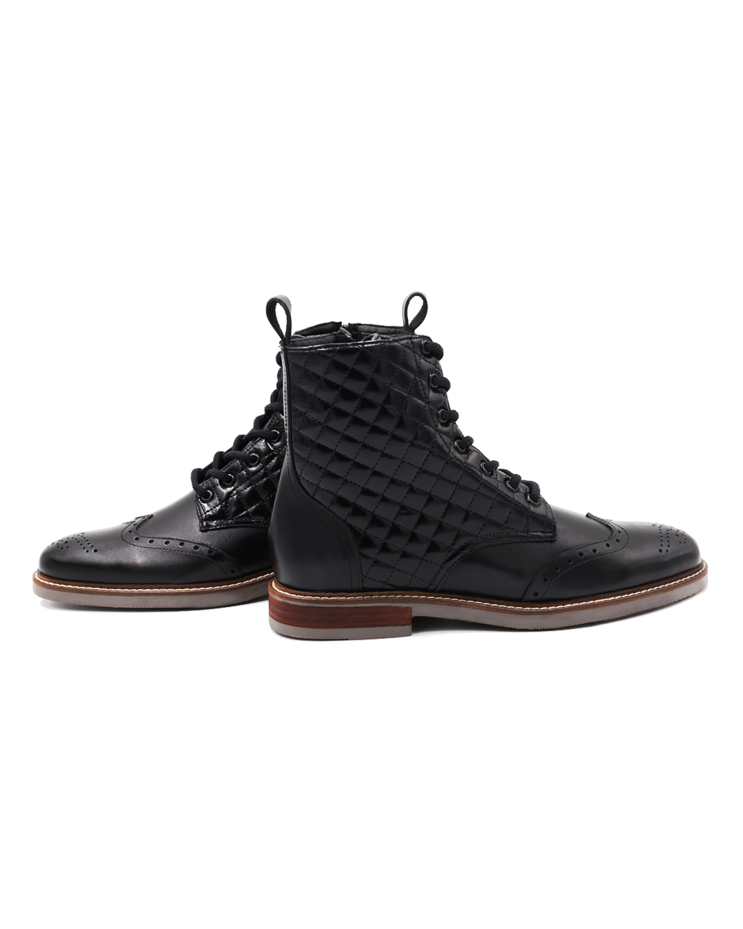 BOTA NEGRA PARA HOMBRE EN PIEL VACUNO
