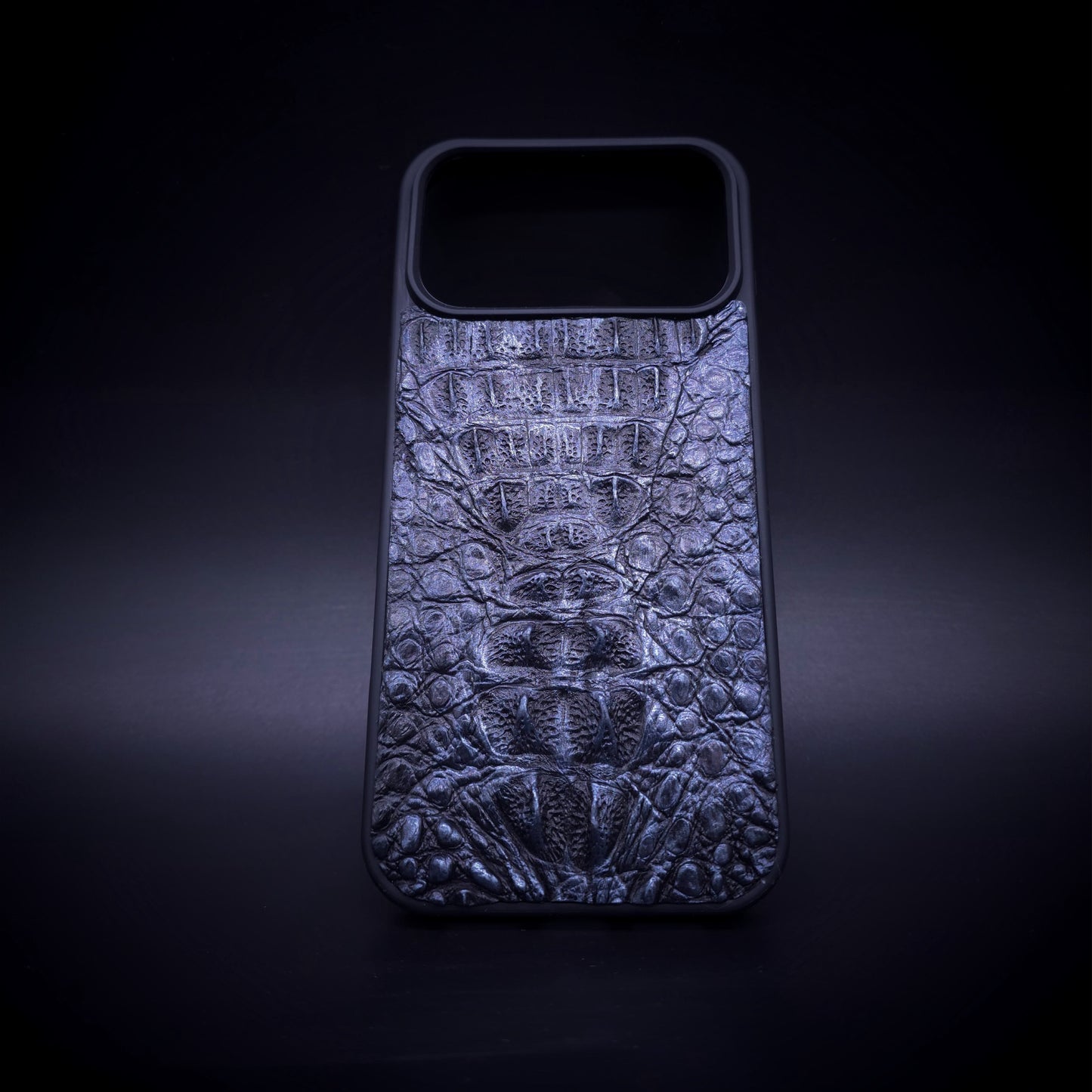 FUNDA / CASE / CARCASA PARA CELULAR – OBSIDIAN NAPE ALLIGATOR - FND387AL - APPLE O ANDROID